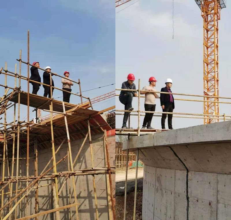 公司領導視察永城（chéng）市第七汙水處理廠工程（chéng）進度