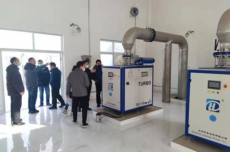 河南心（xīn）連心集團領導參觀考察我司承建的50000噸市政汙水處理廠項目