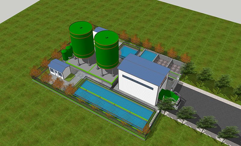 湖北麻城某（mǒu）隧道汙（wū）水處理站項目